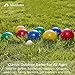 ApudArmis 90mm Bocce Balls Set, Lighter Outdoor Bocce Game for Backyard/Lawn/Beach - Set of 8 Soft PE Balls & 1 Pallino & Nylon Carrying Case & Measuring Tape for Kids Teens Beginners