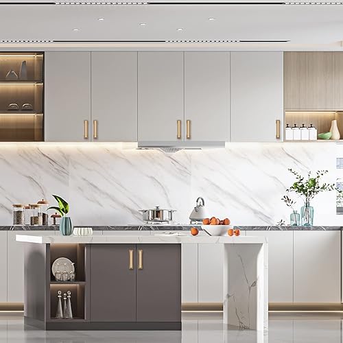 Vista 170 de Asidrama 10 Pack 7.5 Inch(192mm) Brushed Brass Cabinet pulls Kitchen Cabinet Handles, Cabinet Pulls Kitchen Cabinet Hardware for Cupboard Drawer