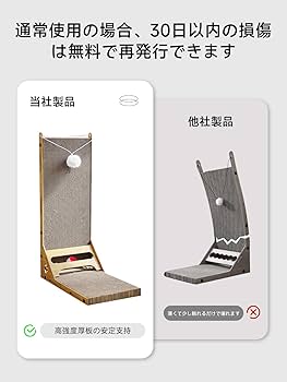 Amazon | 【専用交換用ボード1組付き】猫爪とぎ 猫爪研ぎ