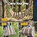 Wood Carrier for Firewood with Handles, Foldable 16oz Canvas Firewood Sling Bag, Premium Quality Heavy Log Tote Firewood Tote