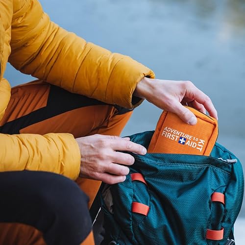 Miniatura 2 de Kit de primeros auxilios ultraligero, carcasa repelente al agua, pequeño kit de primeros auxilios para camping, senderismo, deportes al aire libre,