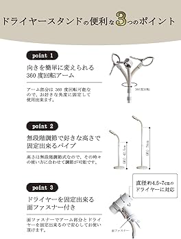 Amazon.co.jp: シービージャパン(CB JAPAN) ドライヤースタンド