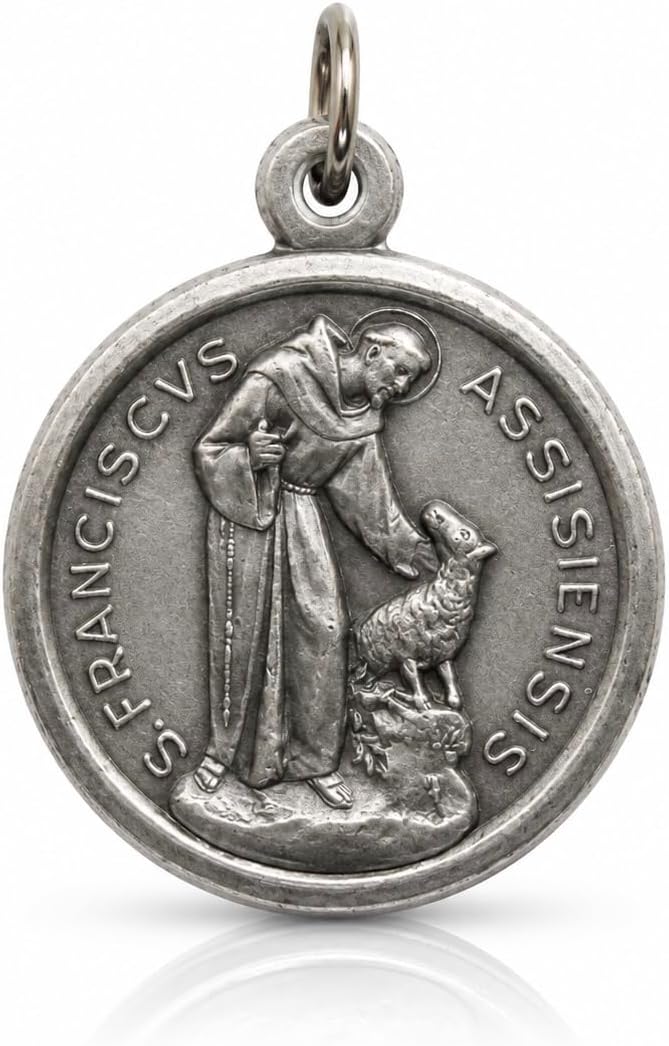 I G J Saint Francis of Assisi Medal - The Patron Saints Medals -100% Made in Italy
