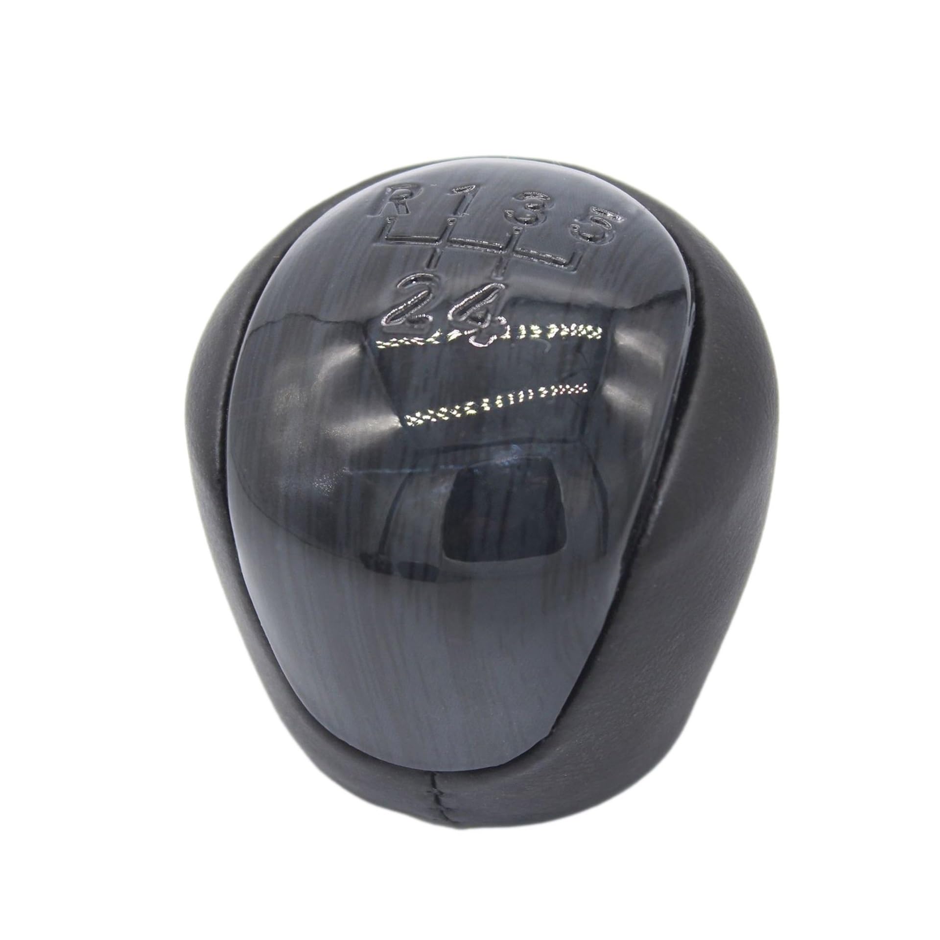Aimazom Car Gear Shift Knob for Hyundai for Elantra 130 2008-2012 5 Speed Car Gear Shifting Handball for Modification and Replacement(Black)