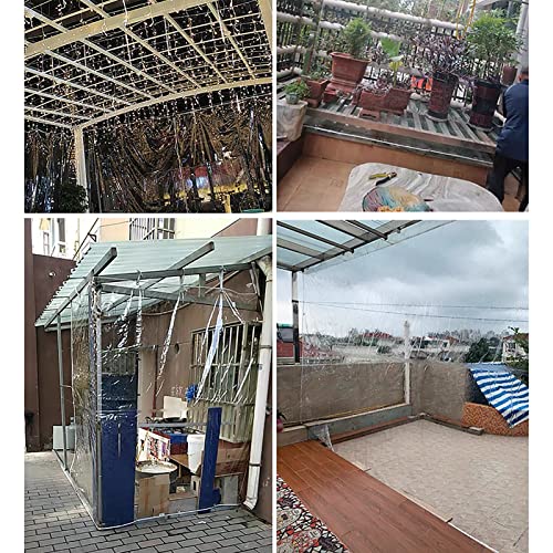 Bâche transparente imperméable anti-intempéries pour jardin
