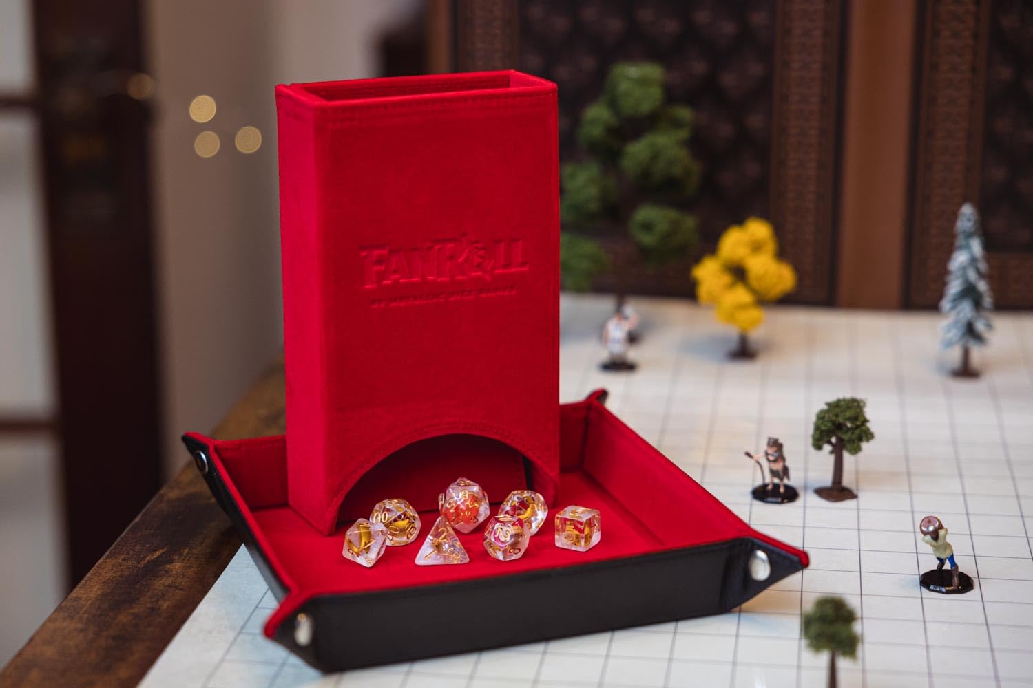 Amazon.co.jp: FanRoll 折りたたみ式ダイスタワー:レッド、ロール