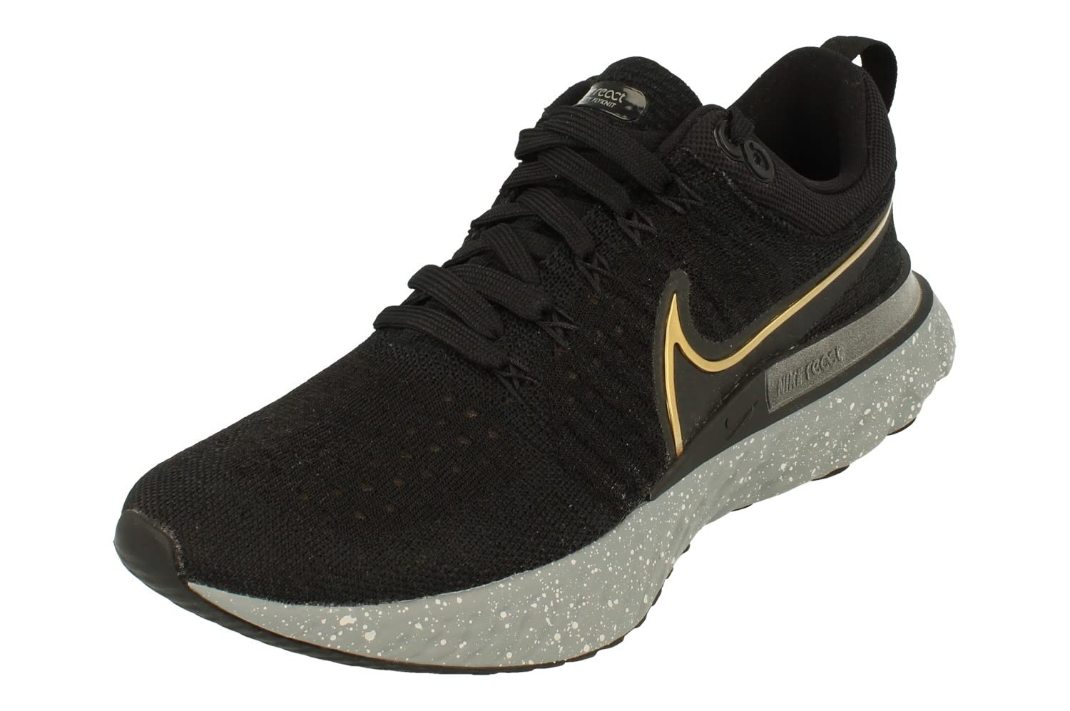 Nike Men's Low-Top Sneakers, Black Metallic Gold, 7.5