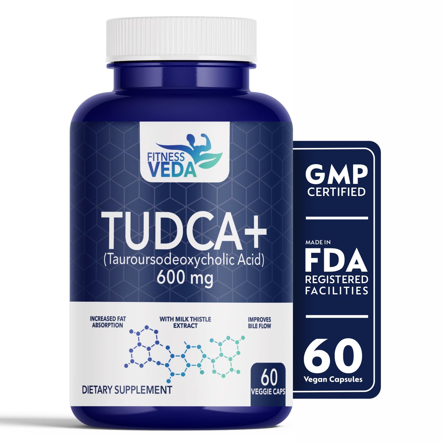 FITNESSVEDA Tudca 600 mg - Liver Detox Supplement (Pack of 1) (B0D9GYKFK1) Amazon Price History, Amazon Price Tracker