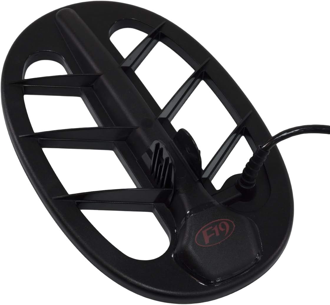 Fisher 11" Black Metal Detector Search Coil for F19 with Screw-in Connector 11COIL-F19