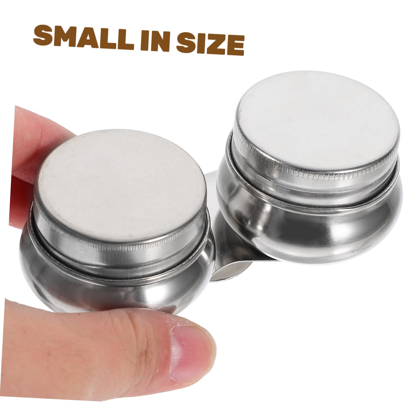 JEWEDECO Painters Cup Oil Paint Palette Stainless Steel Dipper Palette Cup Clip Container for Painting