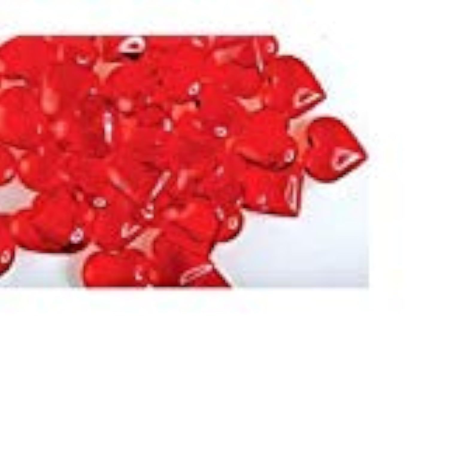 Translucent Red Acrylic Hearts for Vase Fillers Table Scatter Decoration