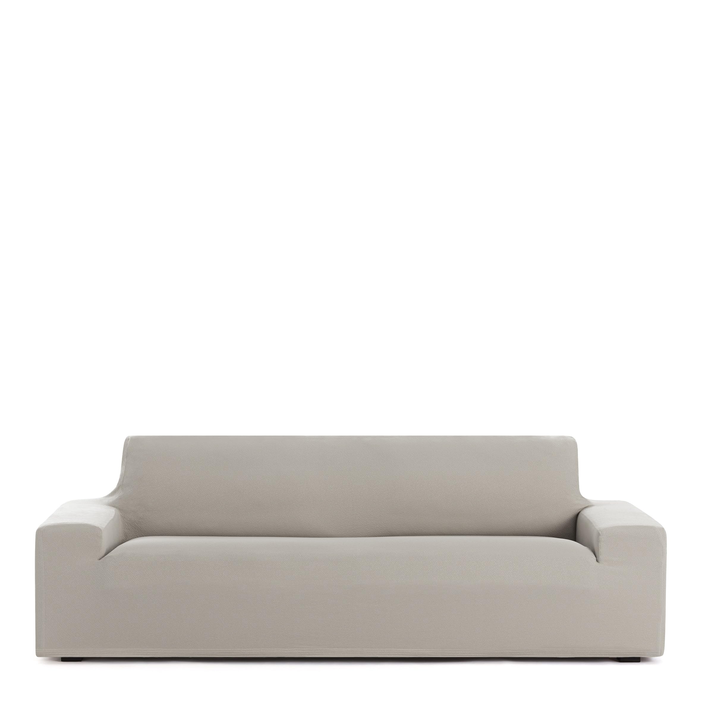 Eysa 2 Seater Bi-Elastic Sofa Cover Linen Design Harlem