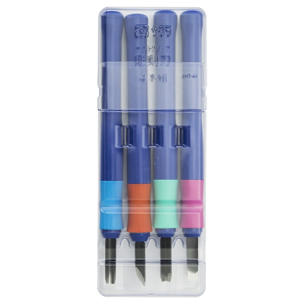A4 pcs chisel is Sakura Color grip han (japan import)