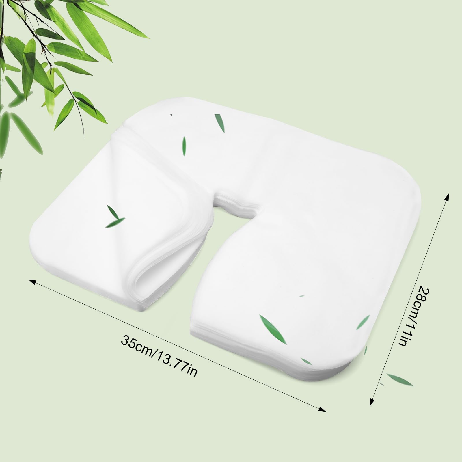 200 paños desechables nasales para camas de masaje, almohadillas desechables para reposacabezas en mesas de masaje, bancos de masaje y tumbonas de tratamiento, accesorios de masaje, almohadillas
