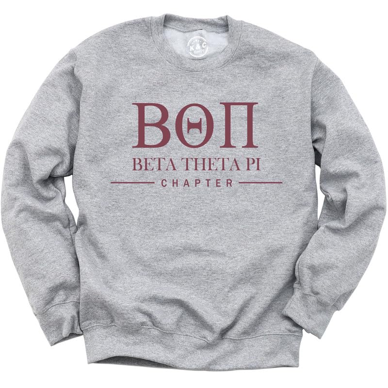 Beta Theta Pi Sweatshirt - Beta Chapter Fraternity Crewneck Sweatshirt
