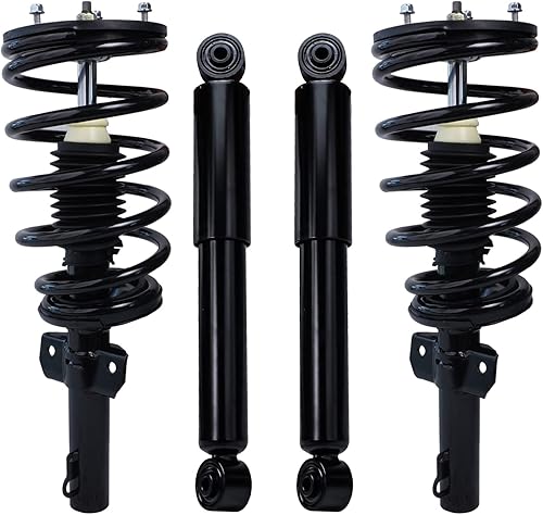 Miniatura 43 de Detroit Axle - Amortiguadores para Chevy Trailblazer EXT SSR GMC Envoy XL XUV Buick Rainier Saab 9-7x Isuzu Ascender 2 puntales delanteros con