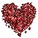 Produktbild Hestya 100 Gramm Getrocknete Rosenblätter Rote Echte Blume Rosenblatt für Bad Fußbad Hochzeit Konfetti Handwerk Zubehör, 1 Tasche