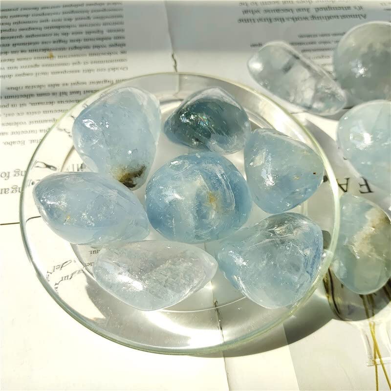 Piedras de cristal celestite contra el estrés ambiental en el dormitorio 6