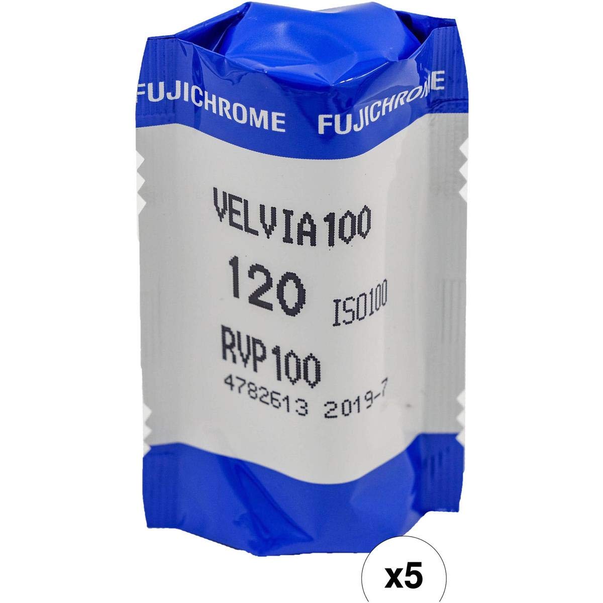 Fujifilm 16326107 Fujichrome Velvia 120 mm 100 Color Slide Film