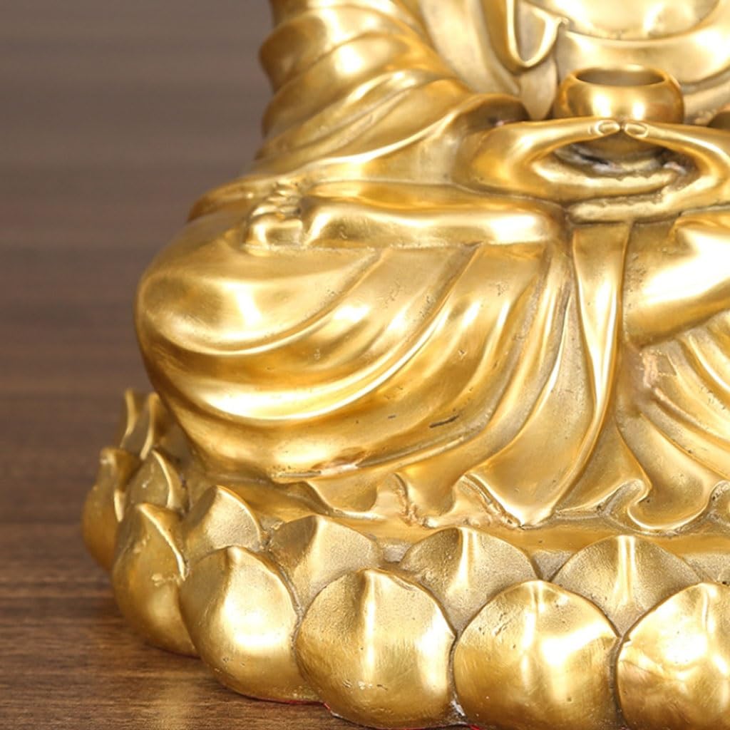 Posąg Buddy Wewnątrz Gospodarstwo domowe Tathagata Statua Buddy Zen Kult Ornament Dekoracja Biuro Rzemiosło Salon Nauka Ornament Medytująca Statua Buddy Rzeźba