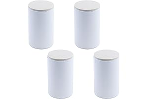 4" Self Adhesive & Screw-On Nightstand Risers