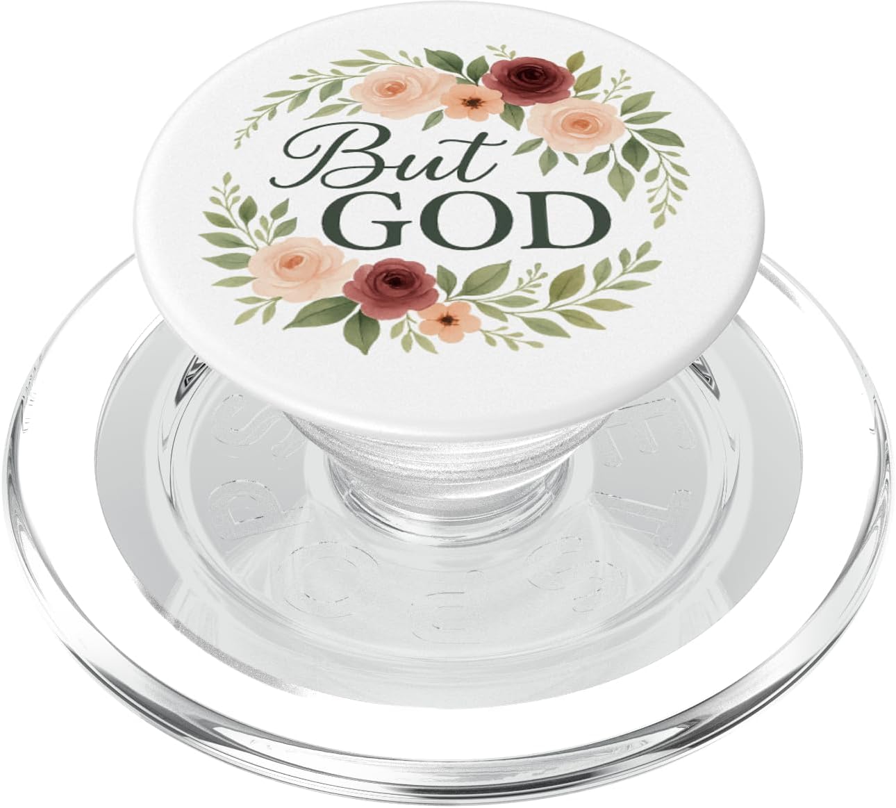 Floral Christian But God Religious Faith Based Phone Grips PopSockets PopWallet for MagSafe