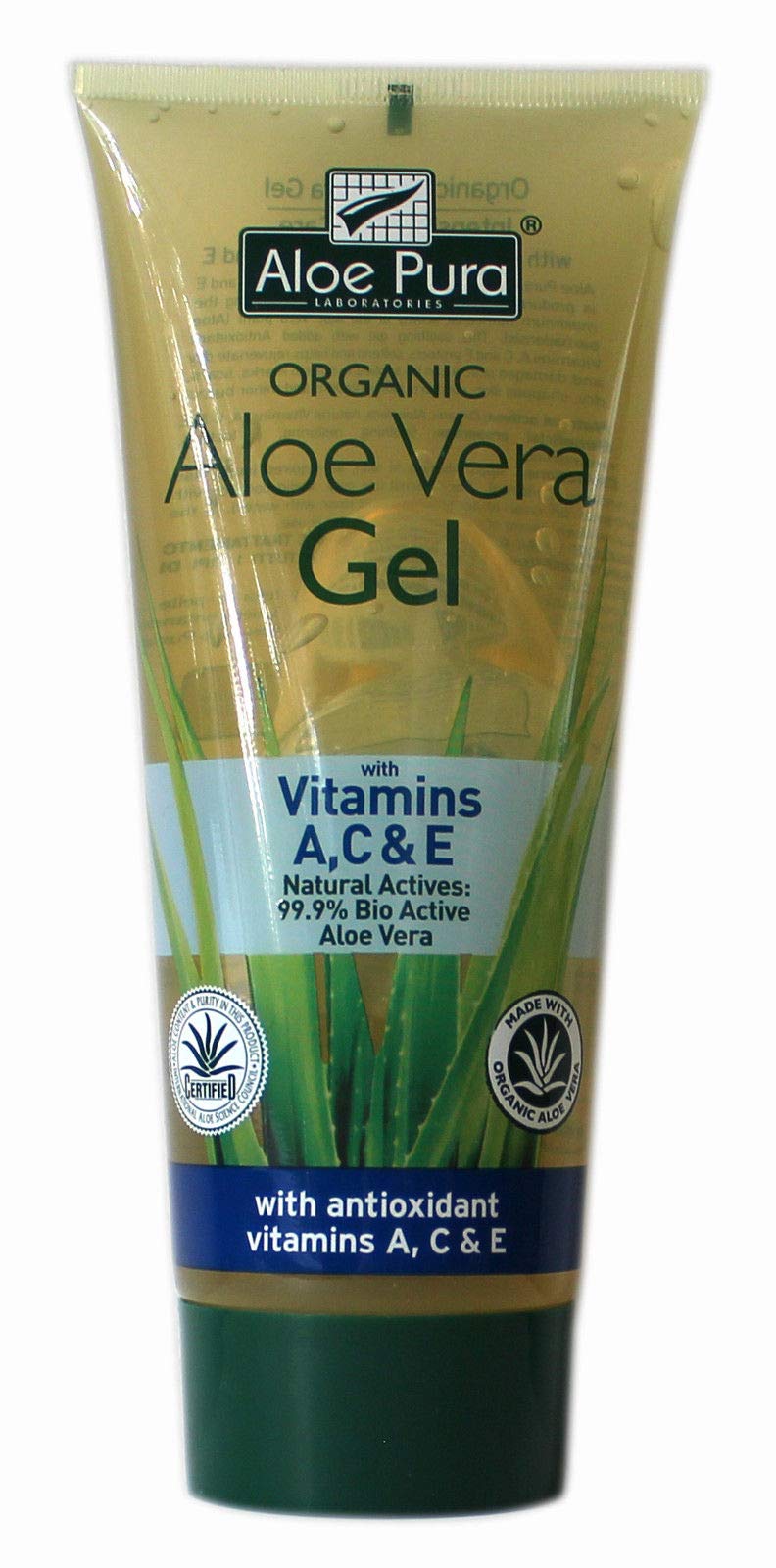 Tube of Lifeplan Skin Treatment - Aloe Vera Organic Gel - 200ml