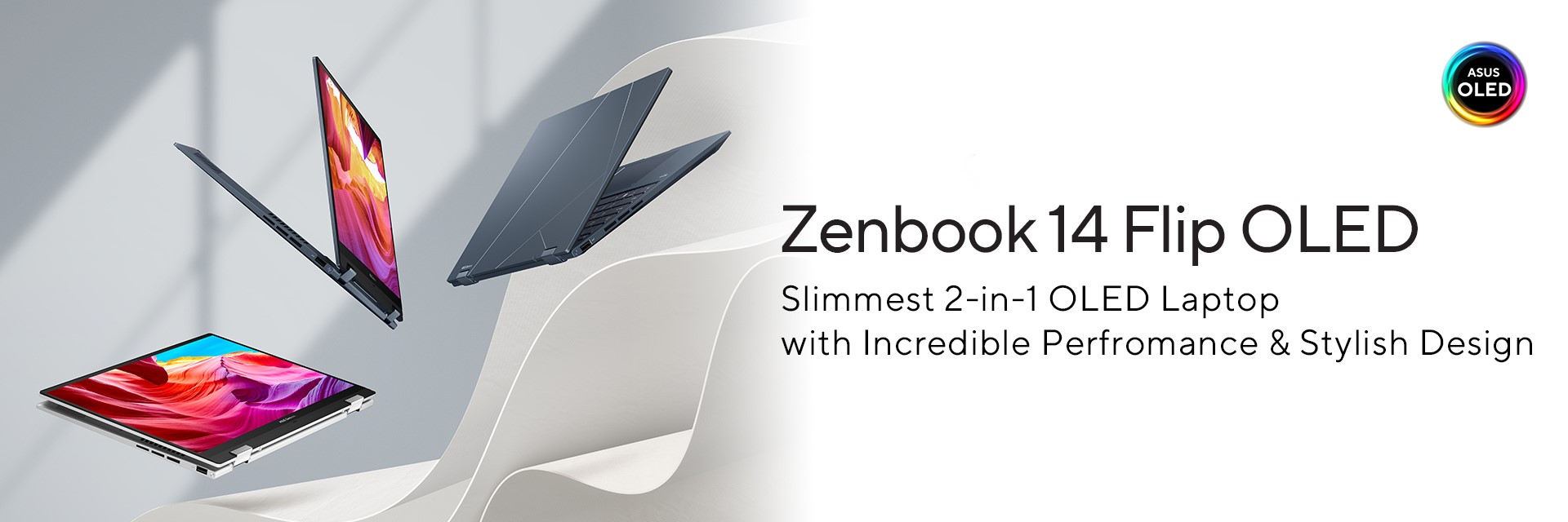 ASUS Zenbook 14 Flip OLED (2023), Intel Core EVO i5-1340P 13th Gen