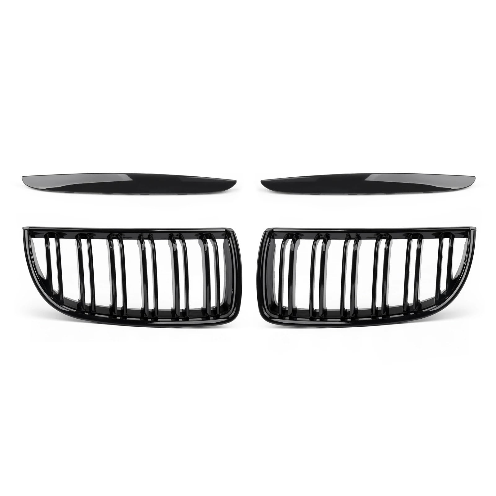 Przedni zderzak Nerka Podwójna kratka wlotu powietrza Pasuje do BMW E90 Sedan Wagon 320i 2004 2005 2006 2007