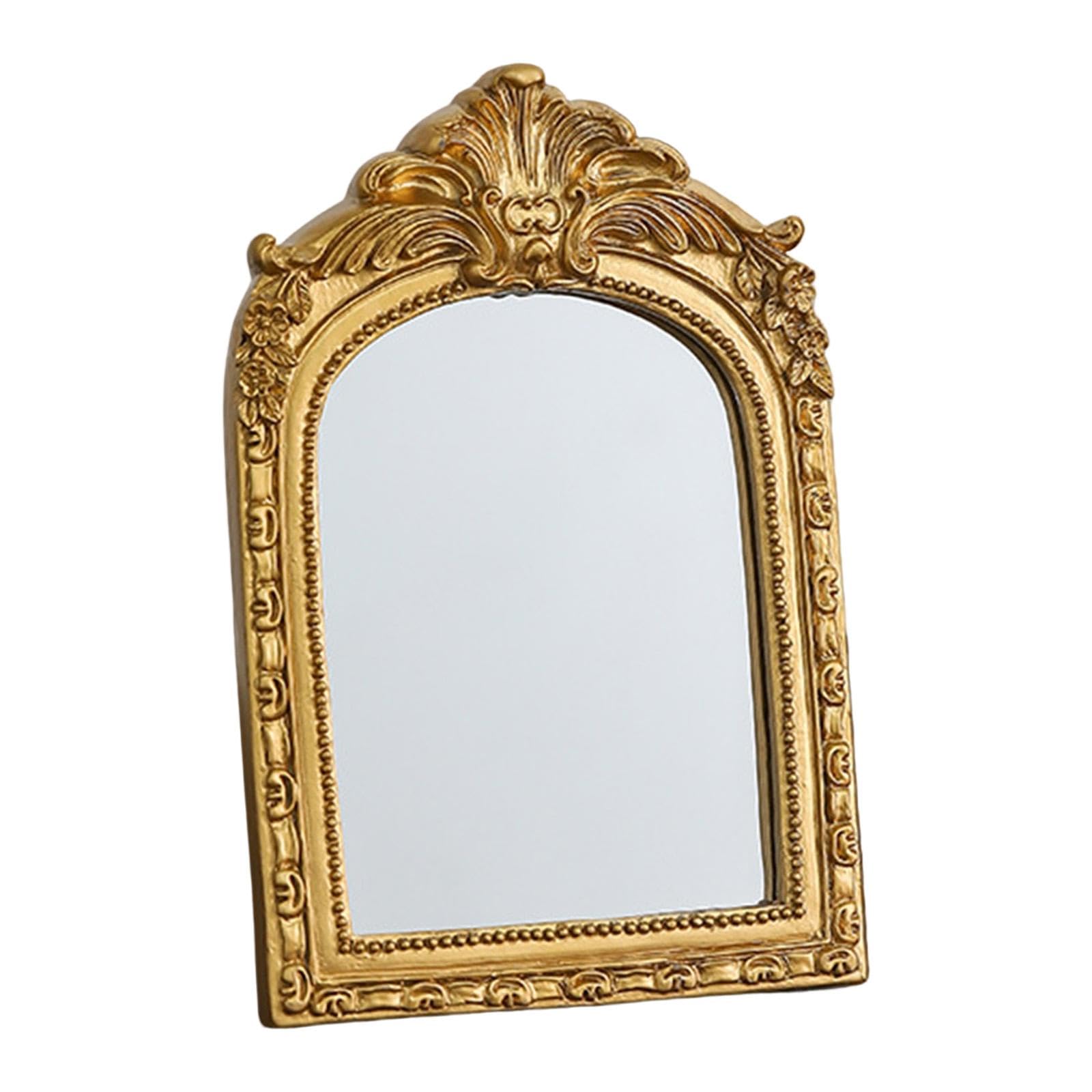 Arched Makeup Mirror Christmas Makeup Artists Vintage Vanity Mirror Tabletop 12cmx2cmx18cm-image-35