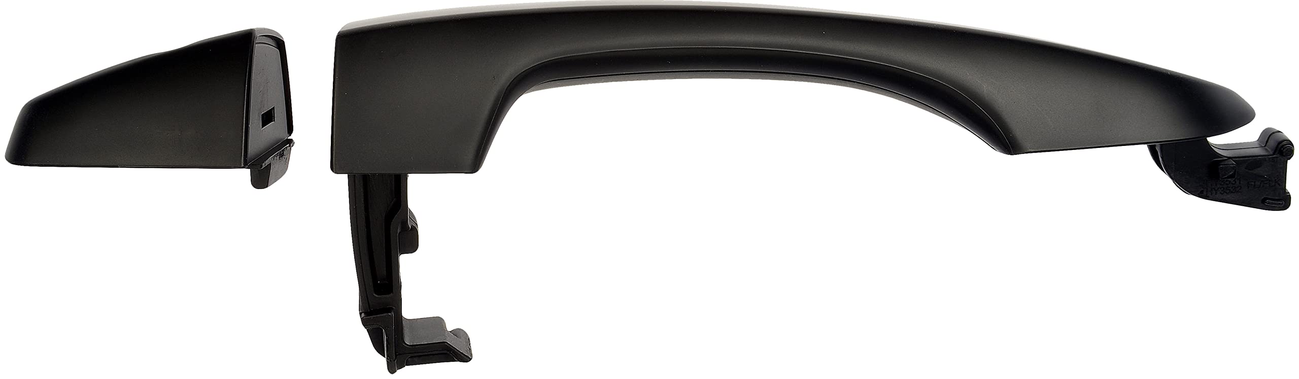 Poignée de porte extérieure Dorman 97780 noire pour Hyundai