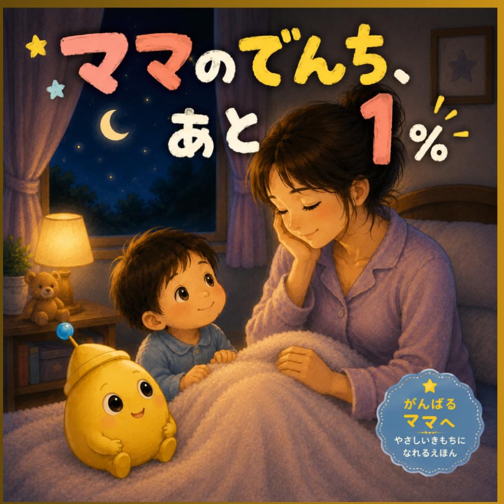 ママのでんちあと1％