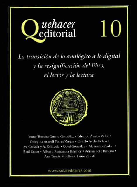 Portada de Quehacer editorial 10