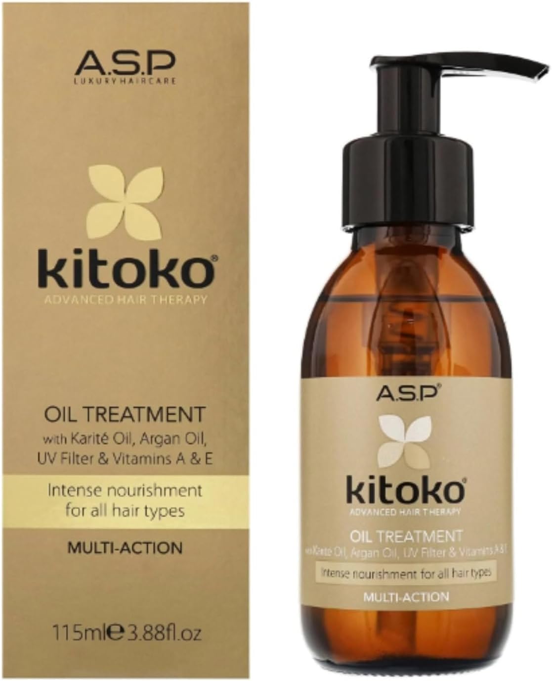 Affinage Kitoko Oil Treatment 3.88 Ounce with Easy Dispensing Pump