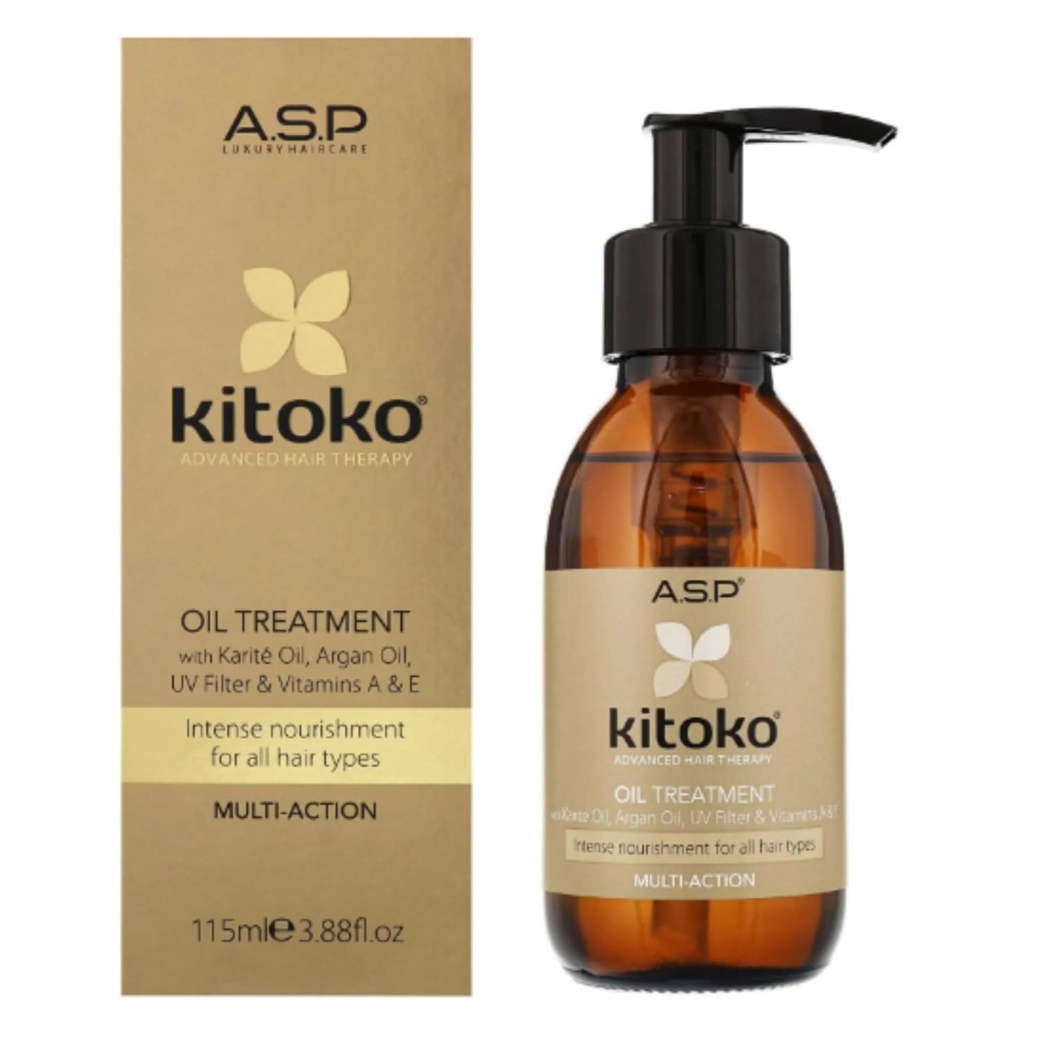 Kitoko Oil Treatment 3.88 Ounce with Easy Dispensing Pump Kitoko Oil Treatment 3.88 Ounce with Easy Dispensing Pump