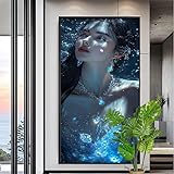 数字油絵 セクシー 数字キット塗り絵 手塗り 人気 DIY絵 デジタル油絵 による絵画 数字キットでペイント Paint By Numbers 美しさ 水彩画 数字塗り絵 大人用 初心者 子供のためのギフト おしゃれ 壁飾り ホーム オフィス装飾（40x120cm,フレームなし） XYY-1914