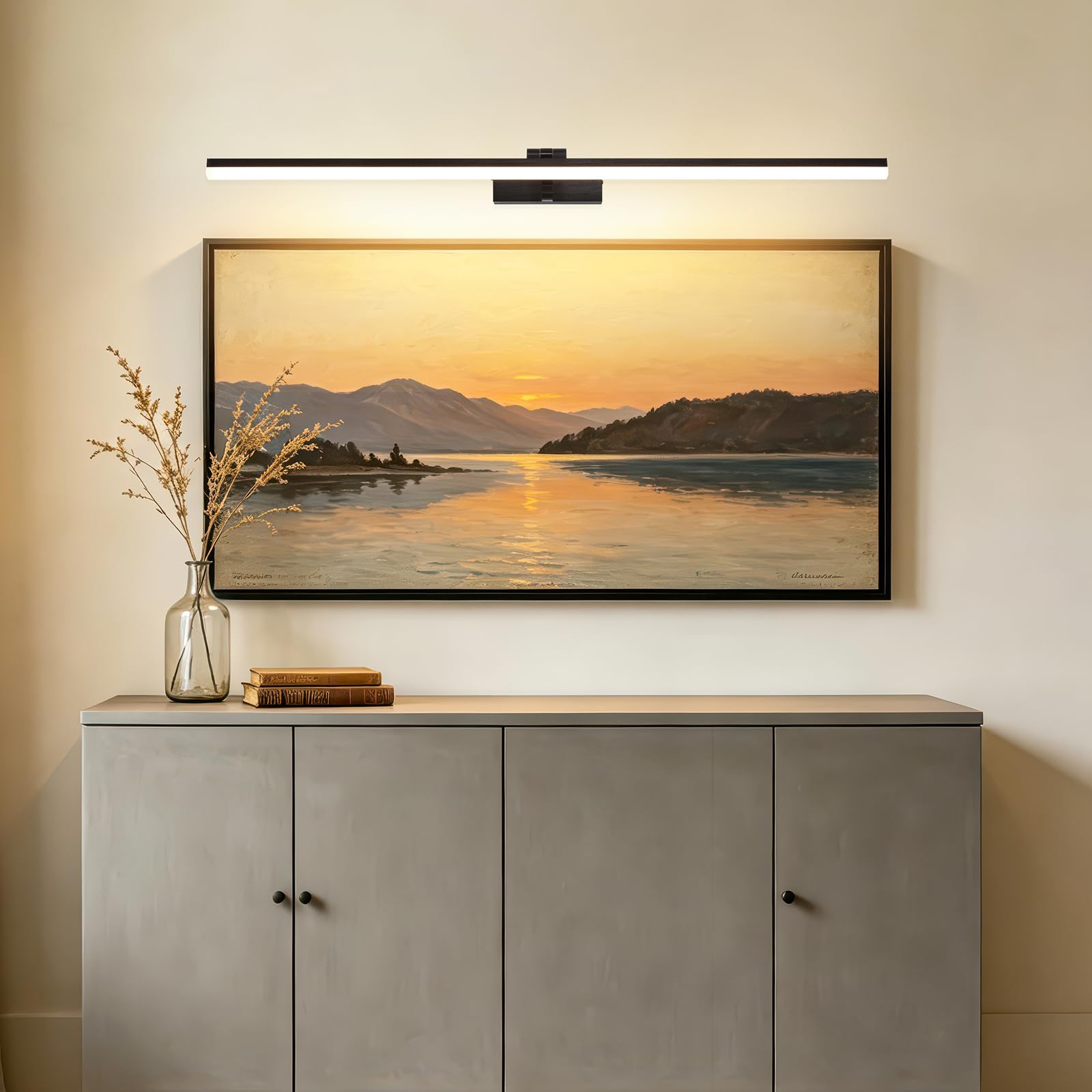 Lampe Miroir LED Salle de Bain 80cm 3 Températures de Couleur 180° Rotatif 1820LM 16W IP44 3000K/4500K/6000K
