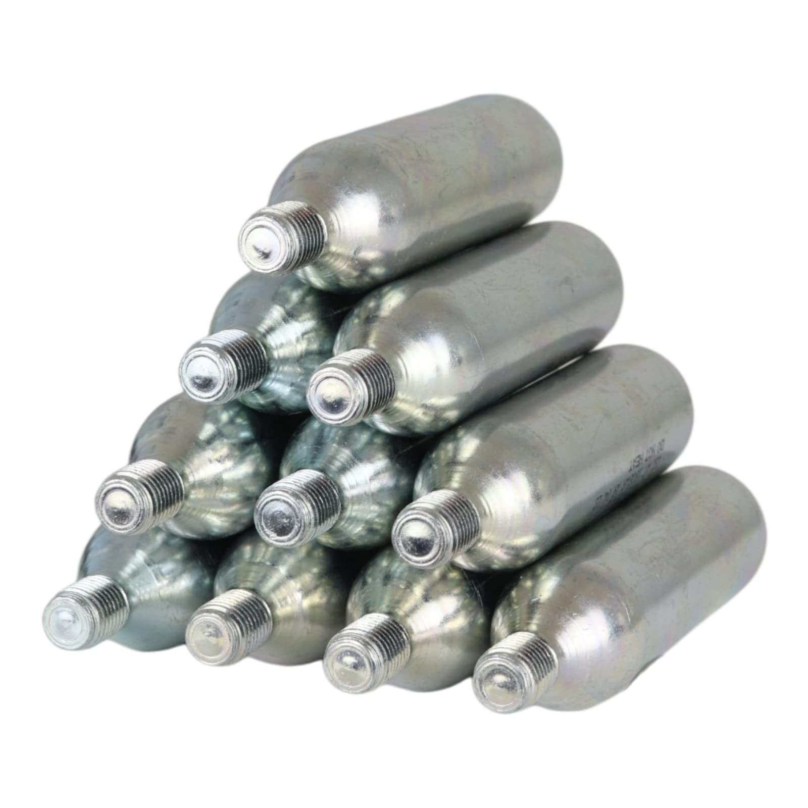 10 cápsulas de argón para protección del vino de 6,5 g con rosca de 3/8 pulgadas, longitud 8,85 cm