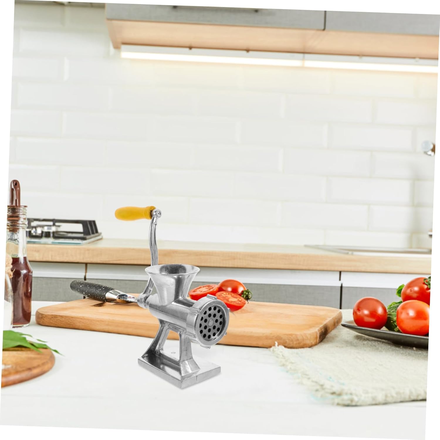 Manual Meat Grinder and Sausage Stuffer Tool Compact Hand-crank Mincer for Home Use Ergonomic Design Construction for Meat and Vegetables