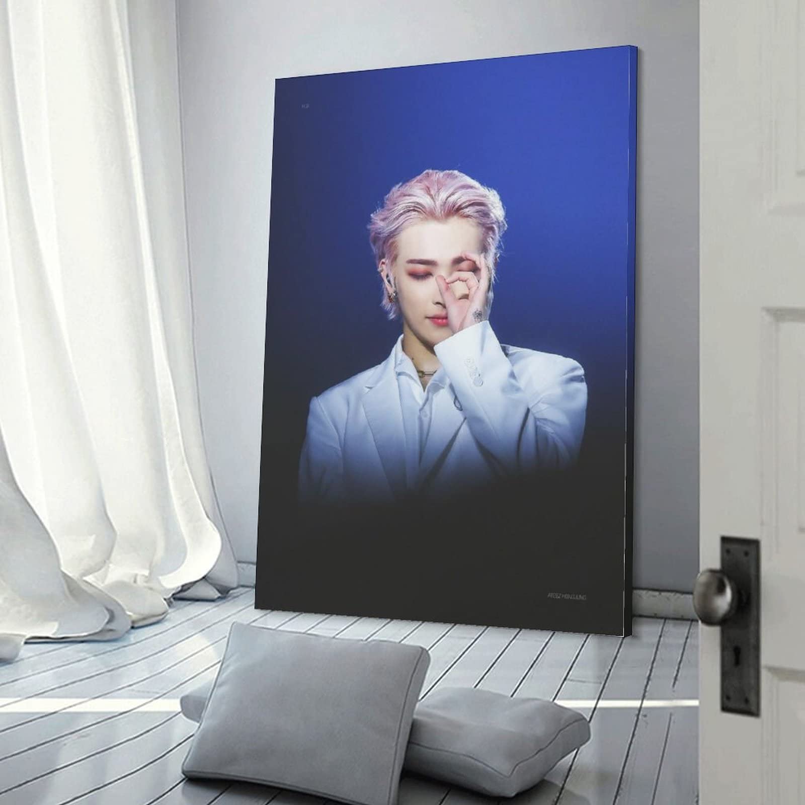 Hongjoong ATEEZ Poster 60x90cm - K-Pop Band Poster Für Wohnzimmer & Jugendzimmer