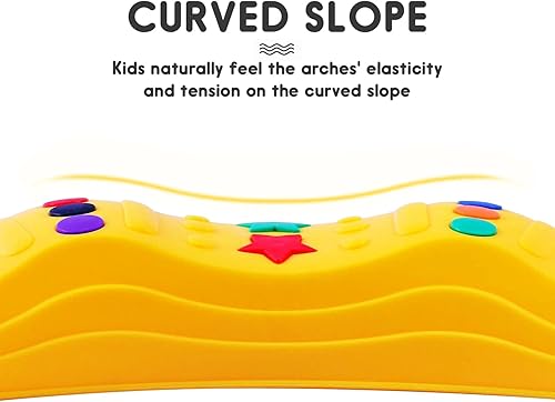 Miniatura 6 de Kids Balance Beam Toddler Stepping Stones Max Load 220LBS Non-Slip Textured Surface & Rubber Pads Bottom Promote Agility Coordination Five Star