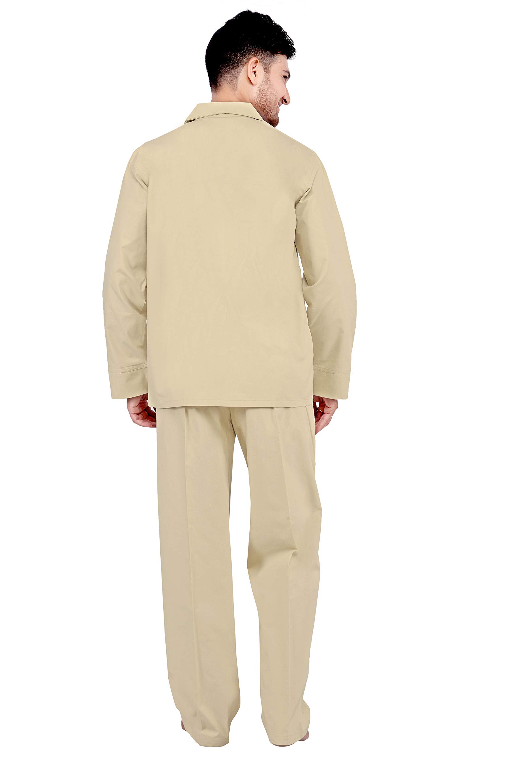 tatwam Mens Cotton Full Sleeve Nightwear NS2533F_2XL_L.Fawn-picture-17