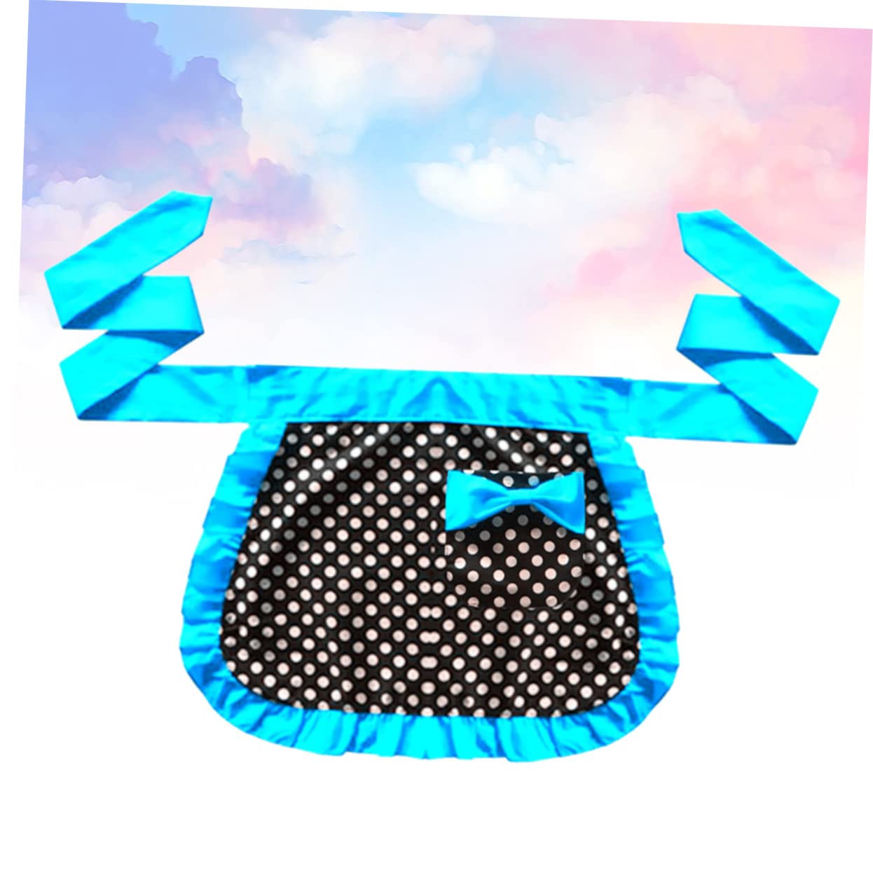 ABOOFAN 3 Pièces Femmes Demi Tablier Tablier De Cuisine Demi Pour Femmes En Coton s Pour Femmes Avec Poches Princesse s Ménage Point