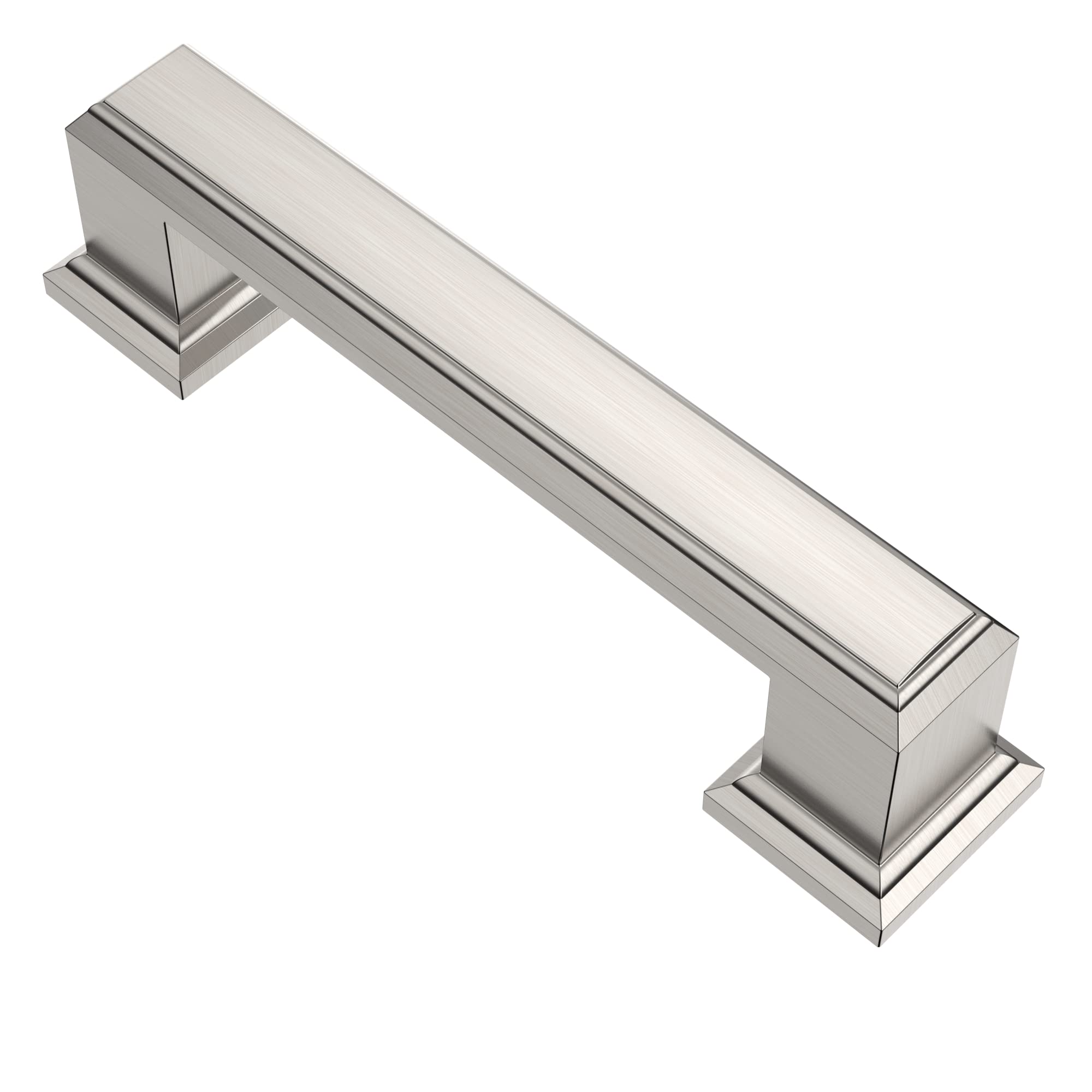 Alzassbg 15 Pack Brushed Satin Nickel Cabinet Pulls, 3 Inch(76mm) Hole Centers Cabinet Handles Kitchen Hardware for Cabinets and Drawer AL3071SN