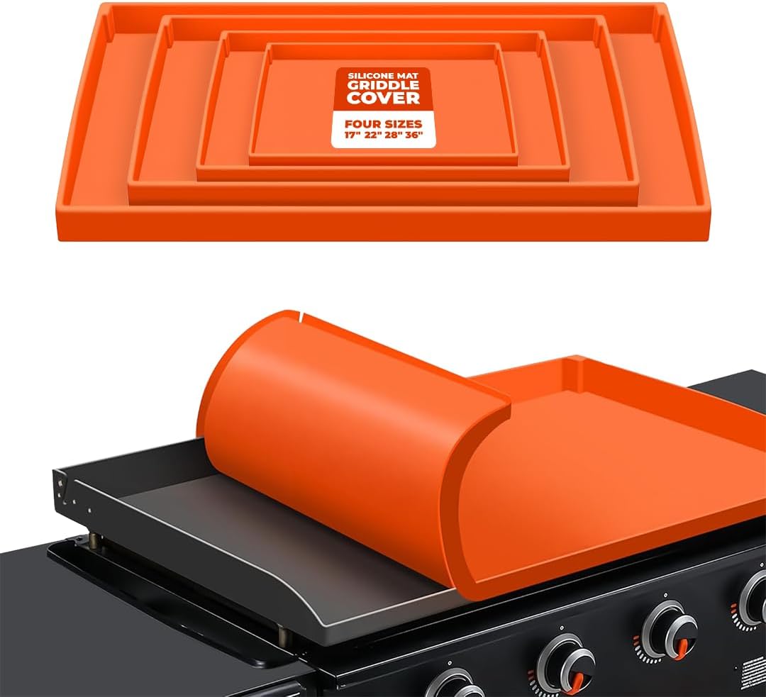 Blackstone Silicone Griddle Cover 36 Inch - Heat Resistant Silicone Griddle Mat for Blackstone, Griddle Cover 36 Inch, Deck Protector for Outdoor Cooking