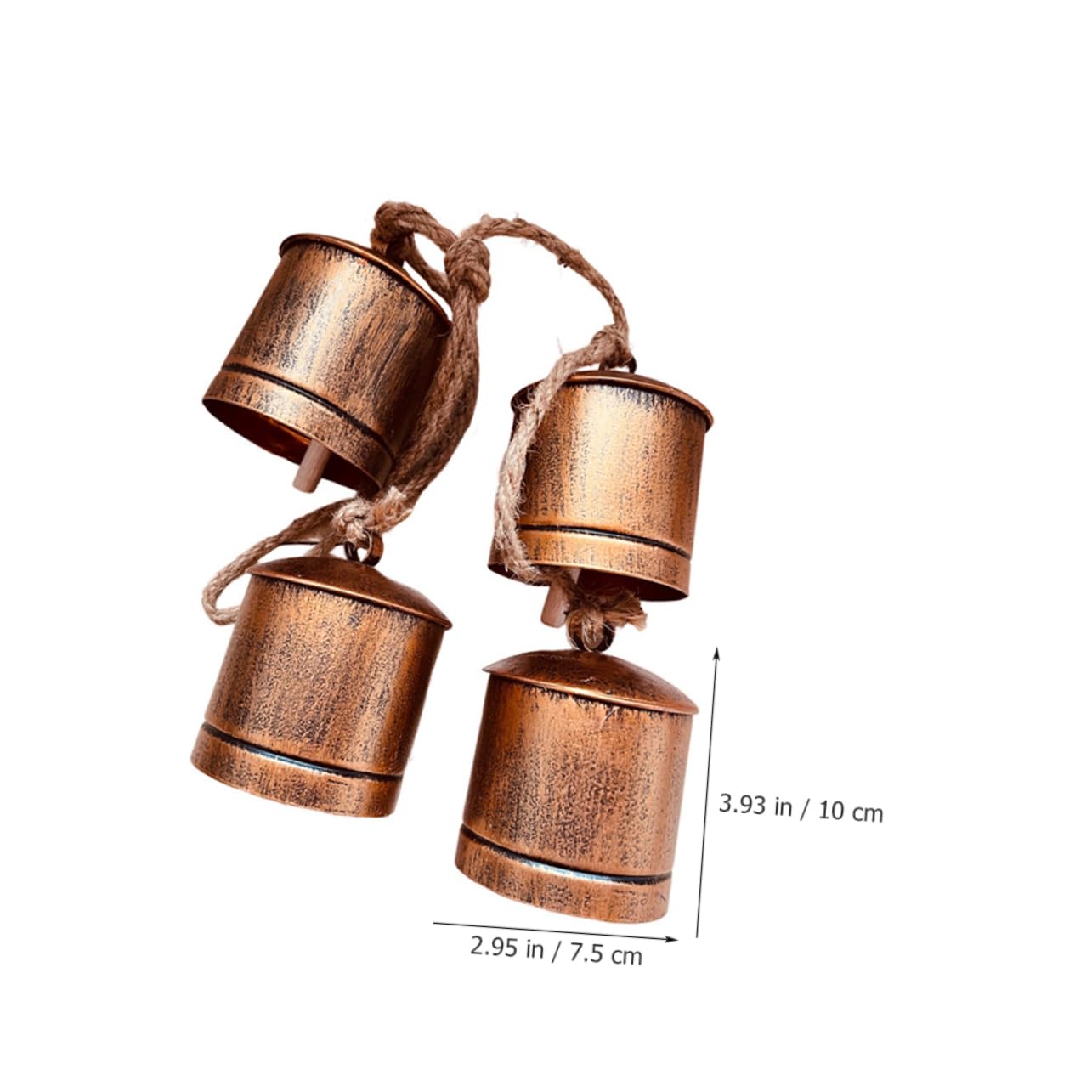 Amazon.co.jp: HOMOCONO アンティーク風の属製カウベル 本 鉄製