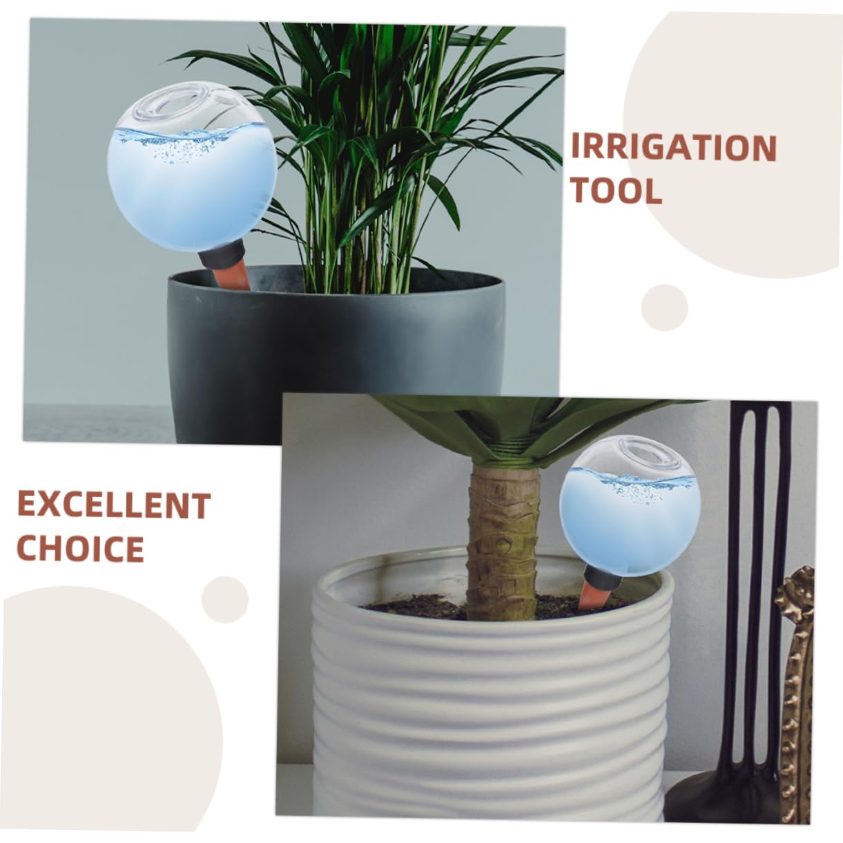 Abaodam 3 Ensembles Dispositif D'arrosage Automatique Dispositifs D'arrosage pour Plantes en Pot Plante D'arrosage Arrosage À Globe D'arrosage Arrosage du Jardin 2 Pièces * 3