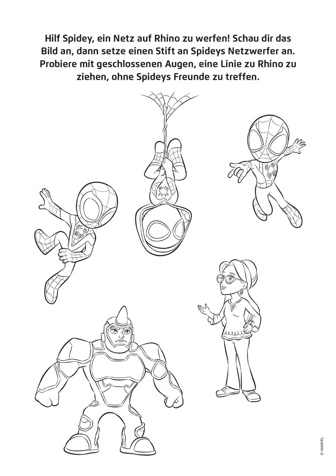 MARVEL Spidey und seine Super-Freunde: Superstarker Malspaß: Mehr als 60 Ausmalmotive | Beschäftigung ab 3 Jahren