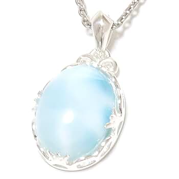 天然石⭐︎ラリマー⭐︎ペクトライト⭐︎鳥⭐︎ペンダントトップ⭐︎ドミニカ産⭐︎シルバー925 RA0279 【稀少】 ドミニカ産 ラリマー（ブルーペクトライト