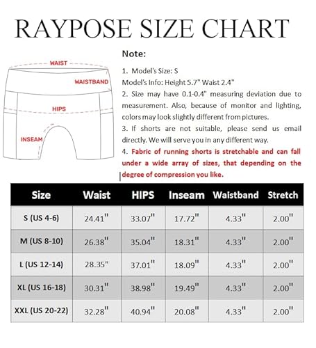 Raypose Athletic Workout Shorts For Women Summer High Waist Gym Biker Short Leggings With Pockets Plus Size Hiking Lounge 8" Purple Abstract-L #TOP4